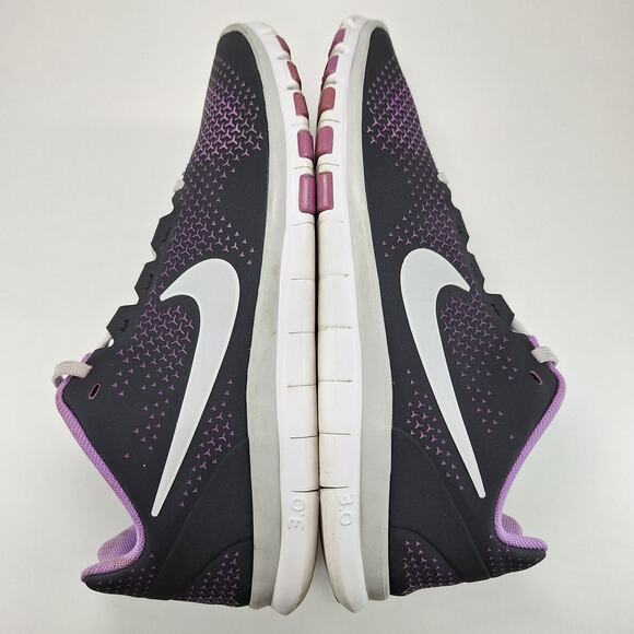 Nike Free 3.0 Gray Purple Running Sneakers Shoes 512237-014 Women's Size 8 - Picture 9 of 14